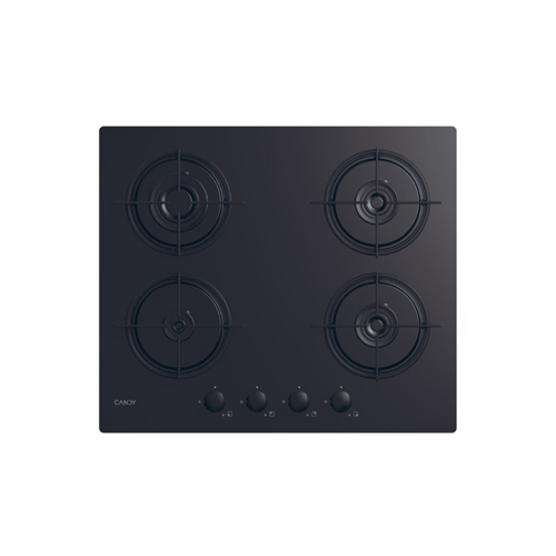 Candy 60cm Gas-on-Glass Hob 4 LPG Burners